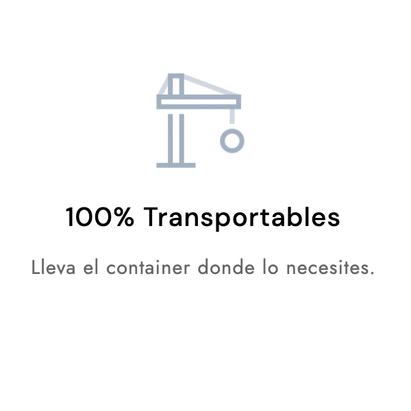 100% Transportable