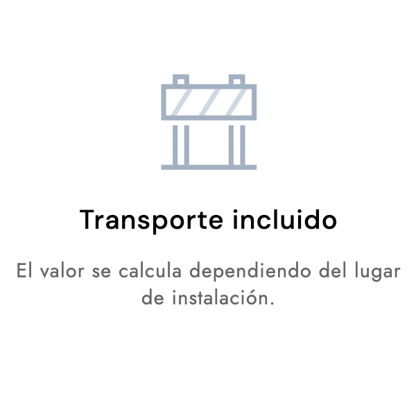 Transporte incluído